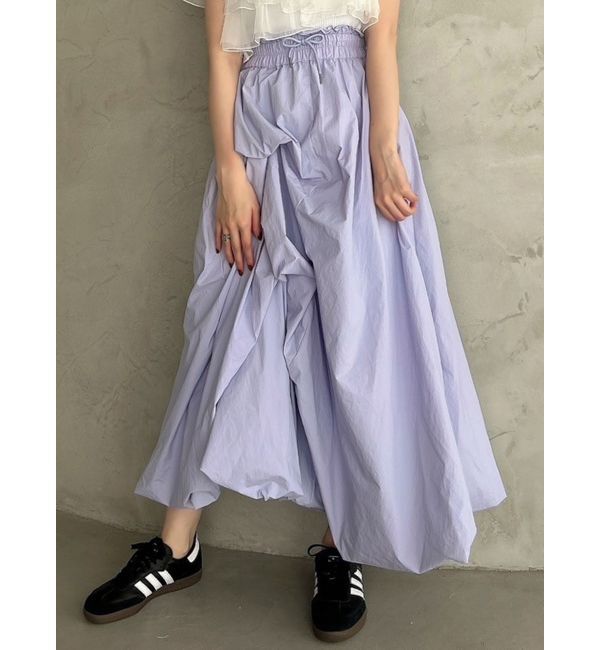 dazzlin「バルーンイレヘムスカート」|スカート|パープル
