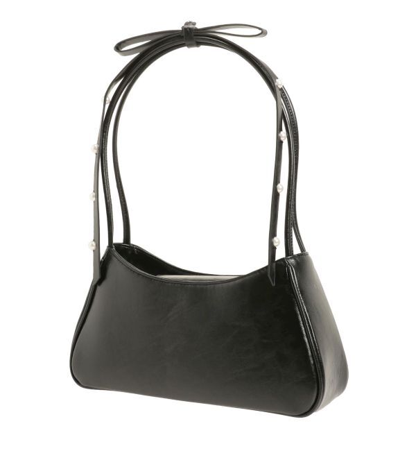 dazzlin「【キャセリーニ】肩リボンエナメルバッグ」|ハンドバッグ|