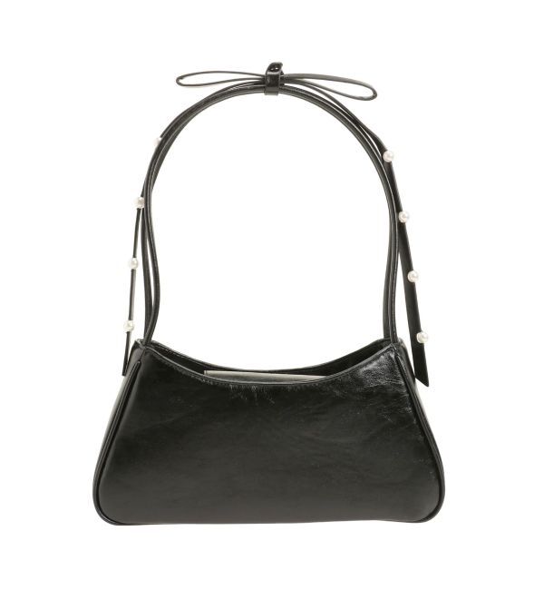 dazzlin「【キャセリーニ】肩リボンエナメルバッグ」|ハンドバッグ|