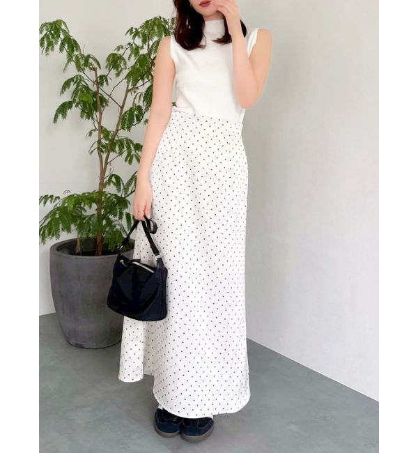 dazzlin「サテンナロースリットスカート」|スカート|