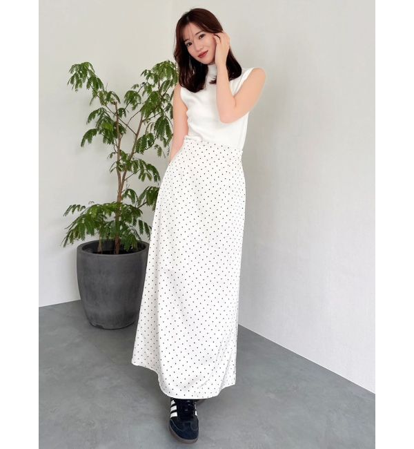 dazzlin「サテンナロースリットスカート」|スカート|