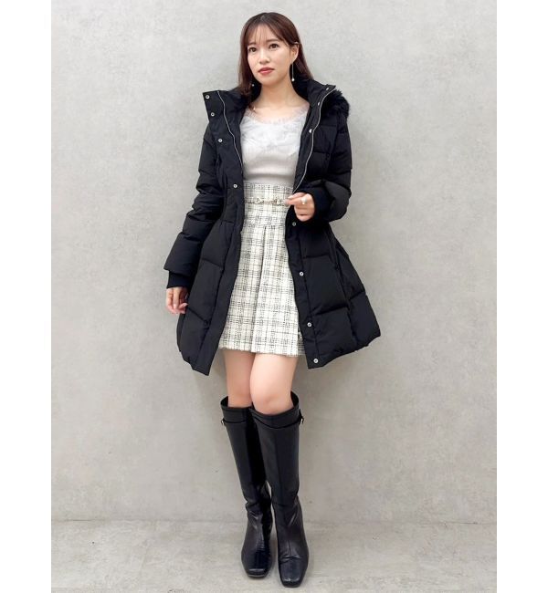 dazzlin「ウエストマークレディダウンコート」|ダウン|