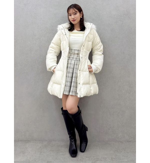 dazzlin「ウエストマークレディダウンコート」|ダウン|