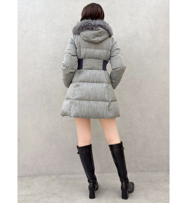 dazzlin「ウエストマークレディダウンコート」|ダウン|