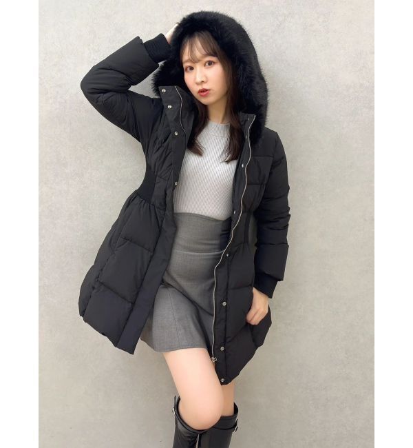 dazzlin「ウエストマークレディダウンコート」|ダウン|