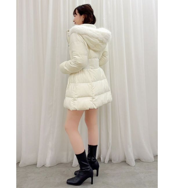 dazzlin「ウエストマークレディダウンコート」|ダウン|