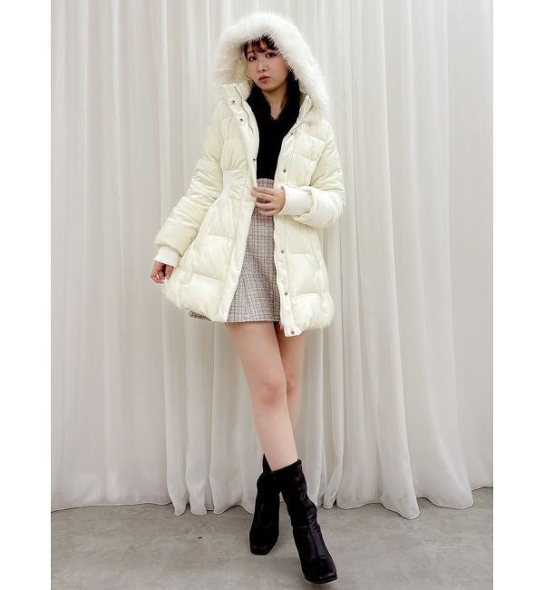 dazzlin「ウエストマークレディダウンコート」|ダウン|