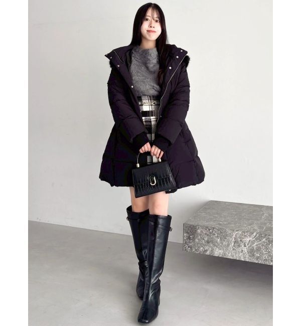 dazzlin「ウエストマークレディダウンコート」|ダウン|