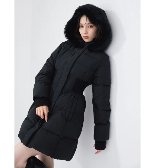 dazzlin「ウエストマークレディダウンコート」|ダウン|