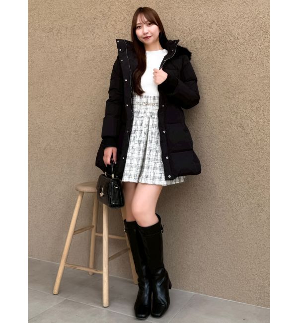 dazzlin「ウエストマークレディダウンコート」|ダウン|