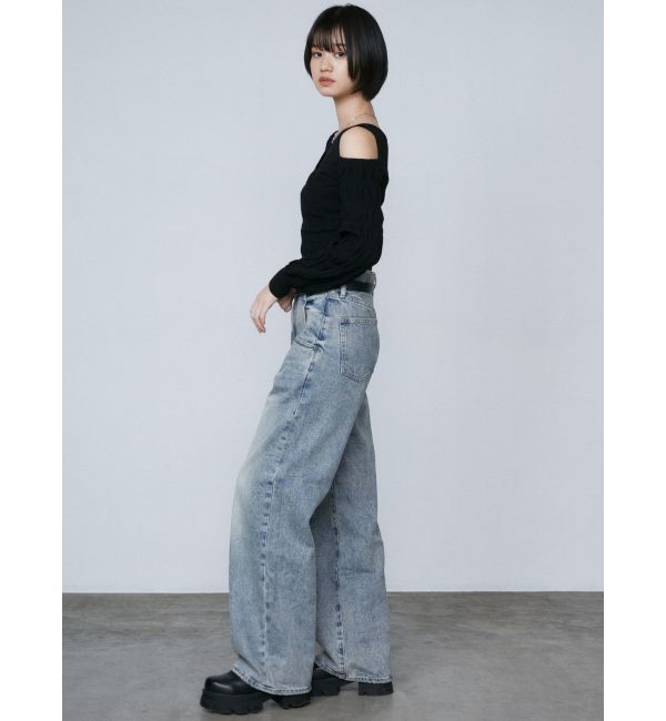 EMODA「アシンメトリークロスニット」|ニット・セーター|