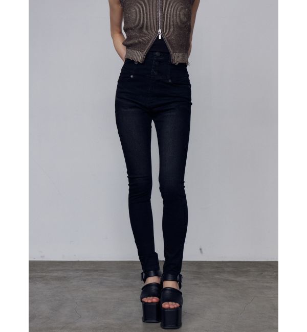 EMODA「【ELDER】モンスターハイウエストデニム」|デニム|