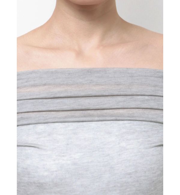 MERCURYDUO「【OUNNOUN】ドレープセミシアーオフショル2WAYカットソー」|Tシャツ・カットソー|