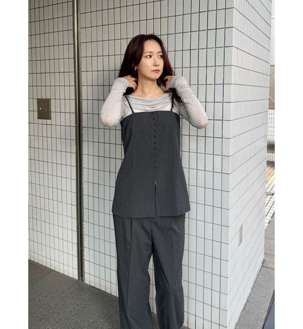 MERCURYDUO「【OUNNOUN】ドレープセミシアーオフショル2WAYカットソー」|Tシャツ・カットソー|