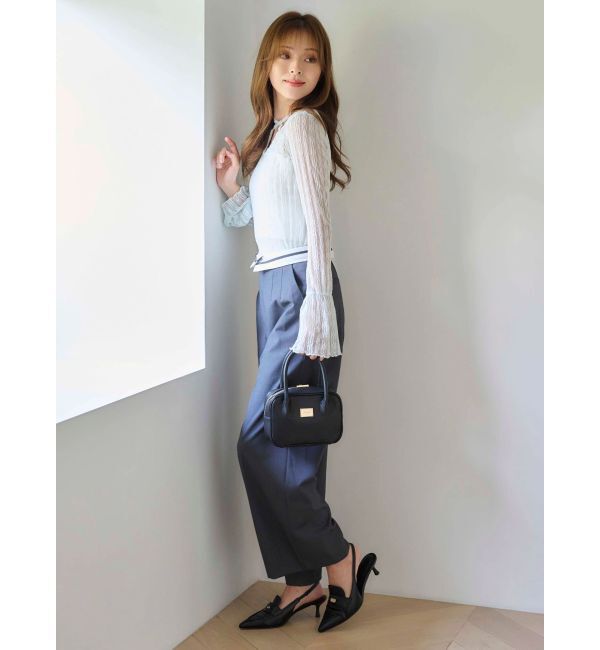 MERCURYDUO「ストレッチレースカットソー」|Tシャツ・カットソー|