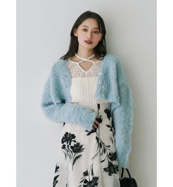 MERCURYDUO「ストレッチレースカットソー」|Tシャツ・カットソー|