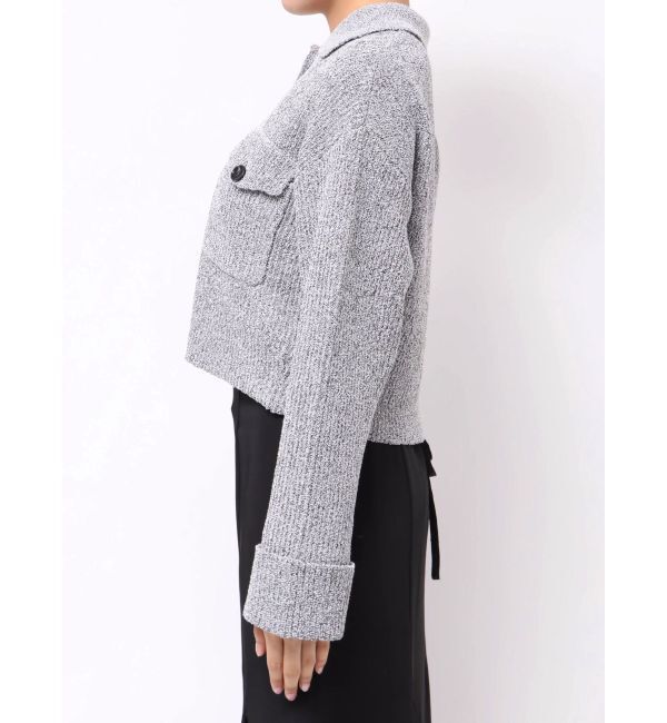 MERCURYDUO「CPOジャケット風ニットカーデ」|カーディガン|