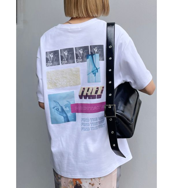 MURUA「テクノプリントTシャツ」|Tシャツ・カットソー|ホワイト