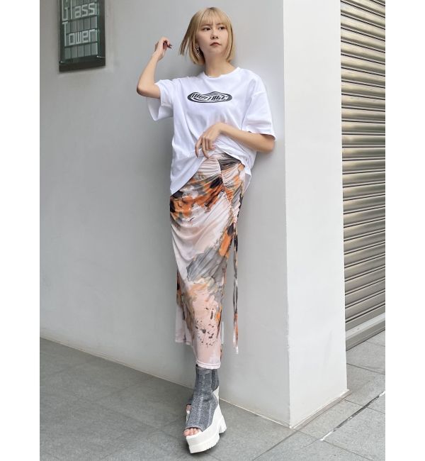 MURUA「テクノプリントTシャツ」|Tシャツ・カットソー|