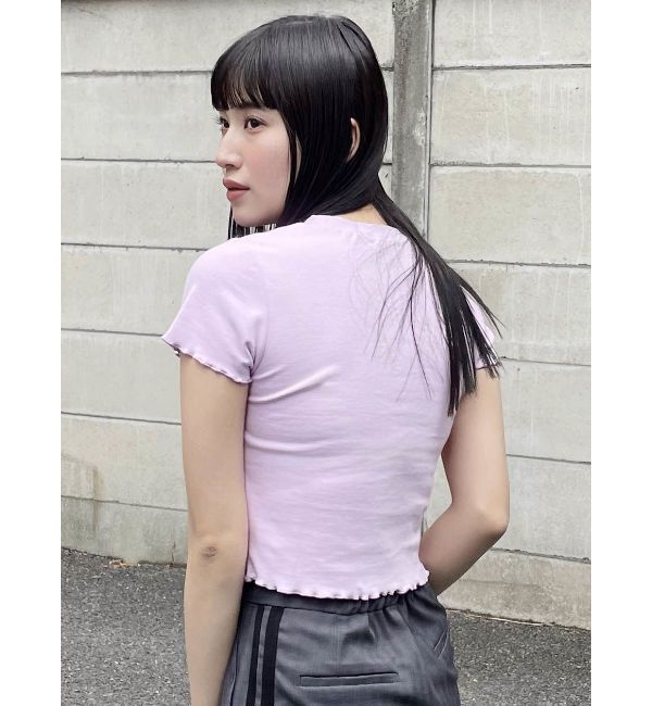 MURUA「メロートリムTシャツ」|Tシャツ・カットソー|