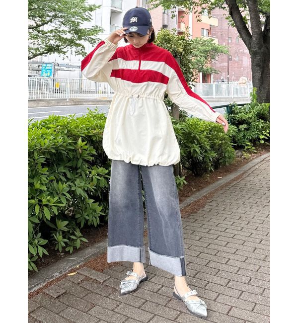 MURUA「トラックバルーンミニワンピース」|ワンピース|