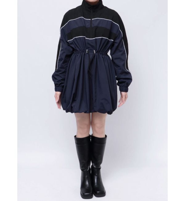 MURUA「トラックバルーンミニワンピース」|ワンピース|