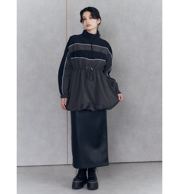 MURUA「トラックバルーンミニワンピース」|ワンピース|