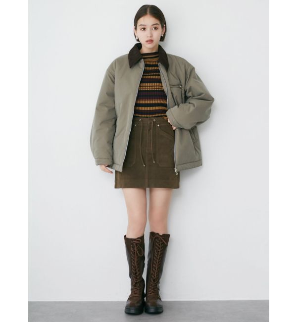 MURUA「パフィーデトロイトジャケット」|ブルゾン・スタジャン|