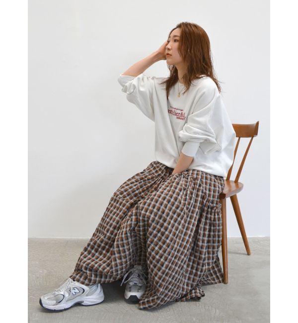 Ungrid「ギャザーデザインスカート」|スカート|