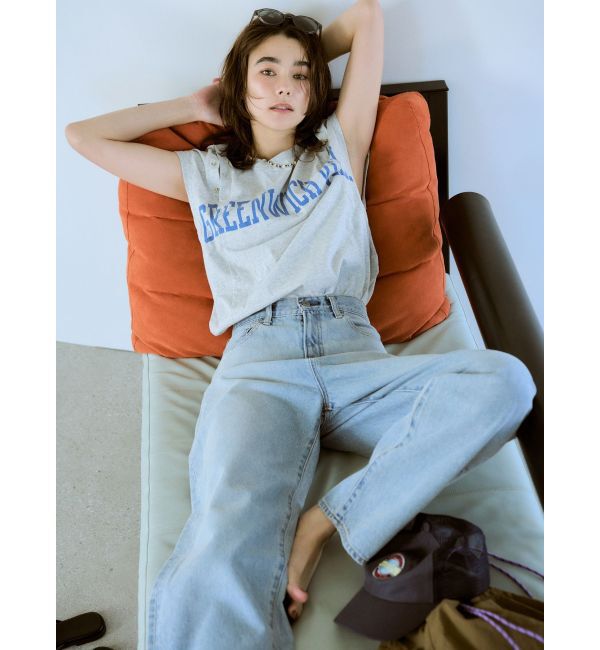 Ungrid「ショルダーリメイクロゴタンクトップ」|タンクトップ|