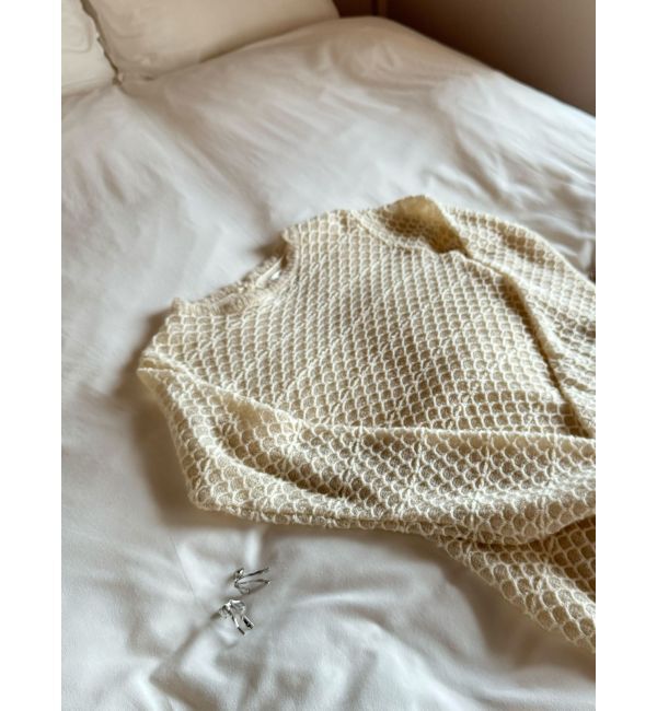 LAGUNAMOON「ダイヤパターンモヘヤニットワンピース」|ワンピース|