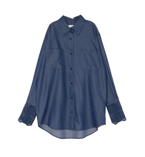 LAGUNAMOON「レースカフスシャツ」|シャツ・ブラウス|