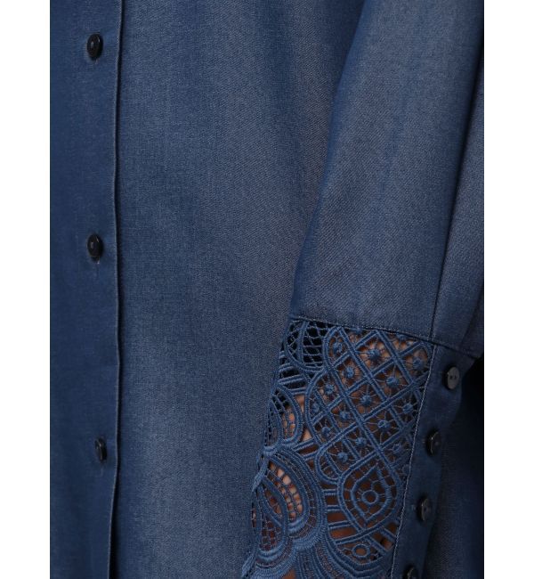 LAGUNAMOON「レースカフスシャツ」|シャツ・ブラウス|