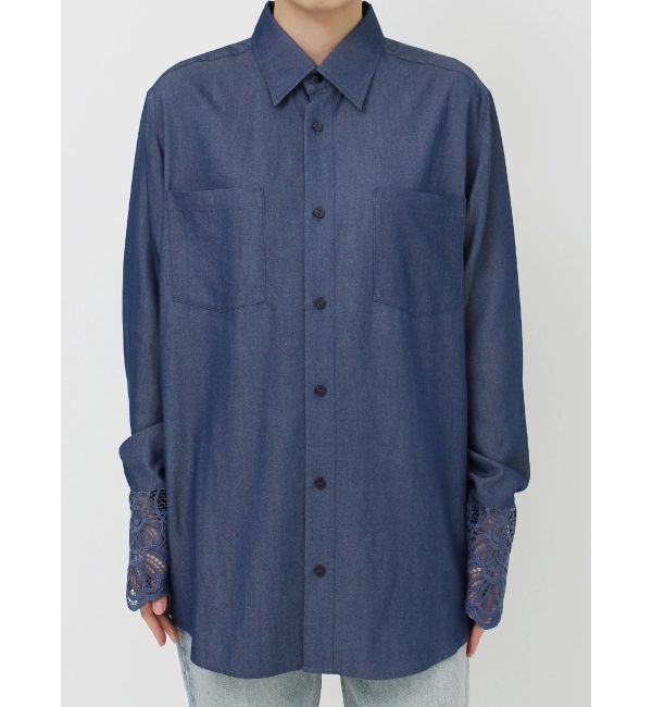 LAGUNAMOON「レースカフスシャツ」|シャツ・ブラウス|