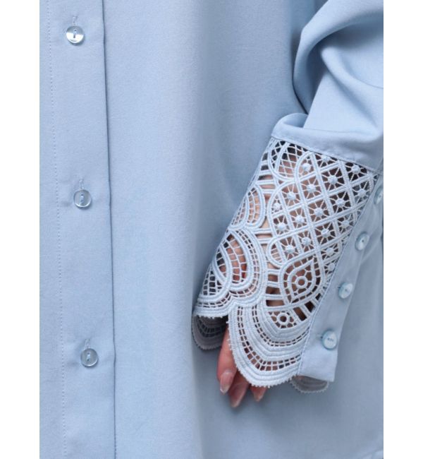 LAGUNAMOON「レースカフスシャツ」|シャツ・ブラウス|