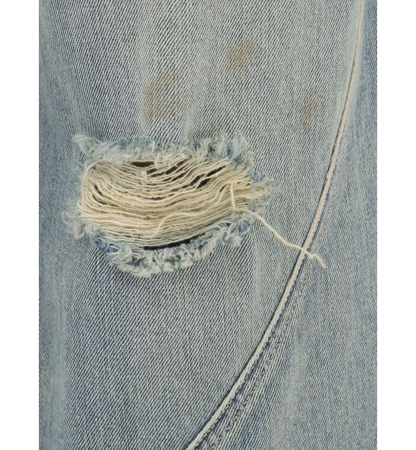 EVRIS「グランジルーズワイドデニムパンツ」|デニム|