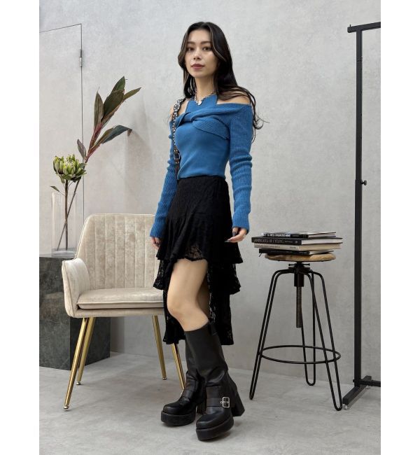 EVRIS「マルチウェイオフショルニットトップス」|ニット・セーター|