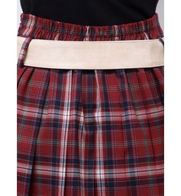 jouetie「ベルトヘムレースミニスカート【セットアップ対応】」|スカート|