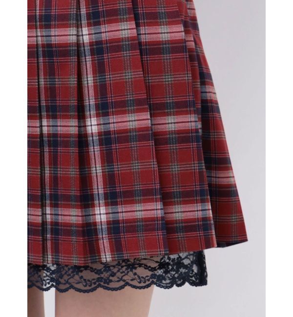 jouetie「ベルトヘムレースミニスカート【セットアップ対応】」|スカート|