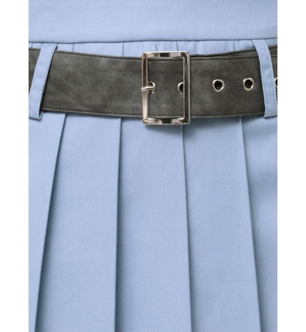 jouetie「ベルトヘムレースミニスカート【セットアップ対応】」|スカート|