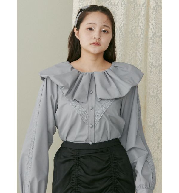 merry jenny「バルーンカラーブラウス」|シャツ・ブラウス|