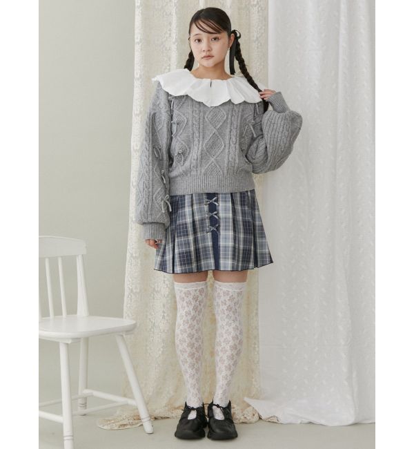 merry jenny「バルーンカラーブラウス」|シャツ・ブラウス|