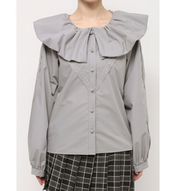 merry jenny「バルーンカラーブラウス」|シャツ・ブラウス|