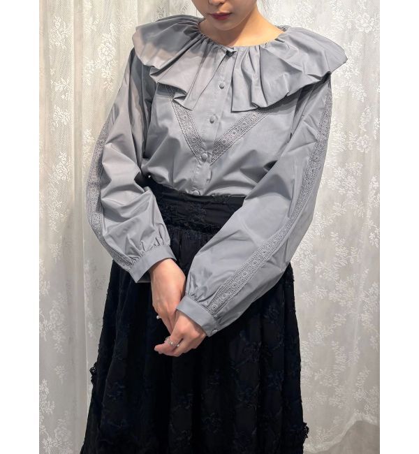 merry jenny「バルーンカラーブラウス」|シャツ・ブラウス|