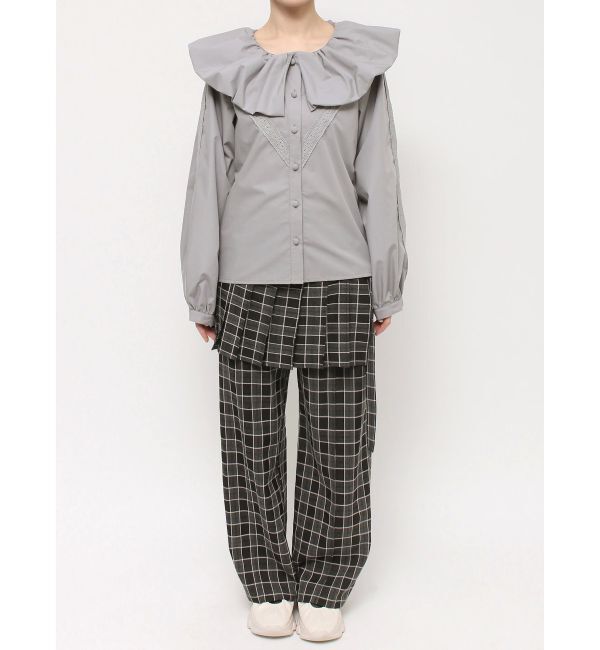 merry jenny「バルーンカラーブラウス」|シャツ・ブラウス|