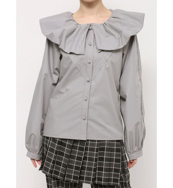 merry jenny「バルーンカラーブラウス」|シャツ・ブラウス|