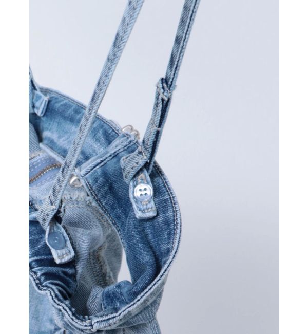 GYDA「フロントZIPデニムミニワンピース」|ワンピース|