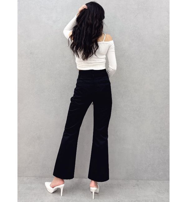 GYDA「WウエストThighs ZIPフレアパンツ」|その他|