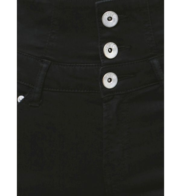 GYDA「NEWハイウエストBACKクロスフレアパンツ」|デニム|