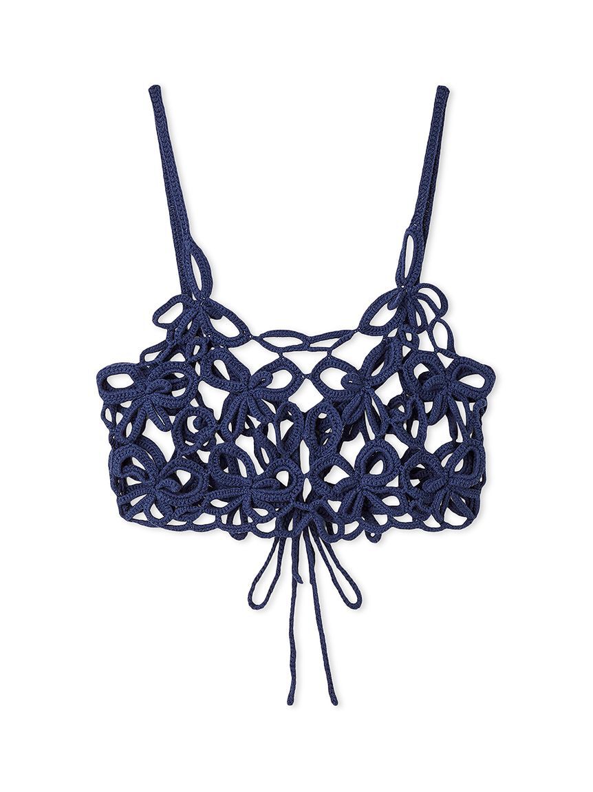 emmi atelier「かぎ針ハンドニットビスチェ」|ベスト・ジレ|